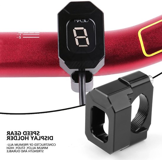 Universele Motor Speed Gear Display Indicator Houder voor Motorfietsen met Stuurdiameter van 22mm tot 28.6mm, Geschikt voor Diverse Modellen en Eenvoudige Installatie van universele — afbeelding 2