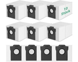10 stuks stofzakken voor Dreame X40/X50/L40S/L10/X20/X30/L50/Aqua10 Ultra- voor Dreame l40s pro ultra/L10s Ultra Gen 2/Gen 3, voor Mova P50/E30/Z60/P10/V50 robotstofzuiger