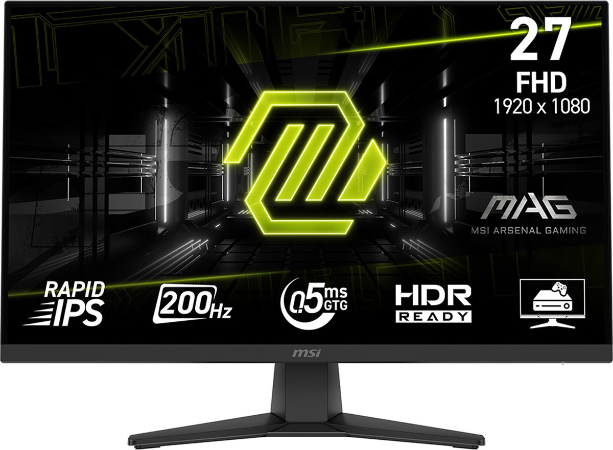 MSI MAG 272F computer monitor 68,6 cm (27") 1920 x 1080 Pixels Full HD Zwart
