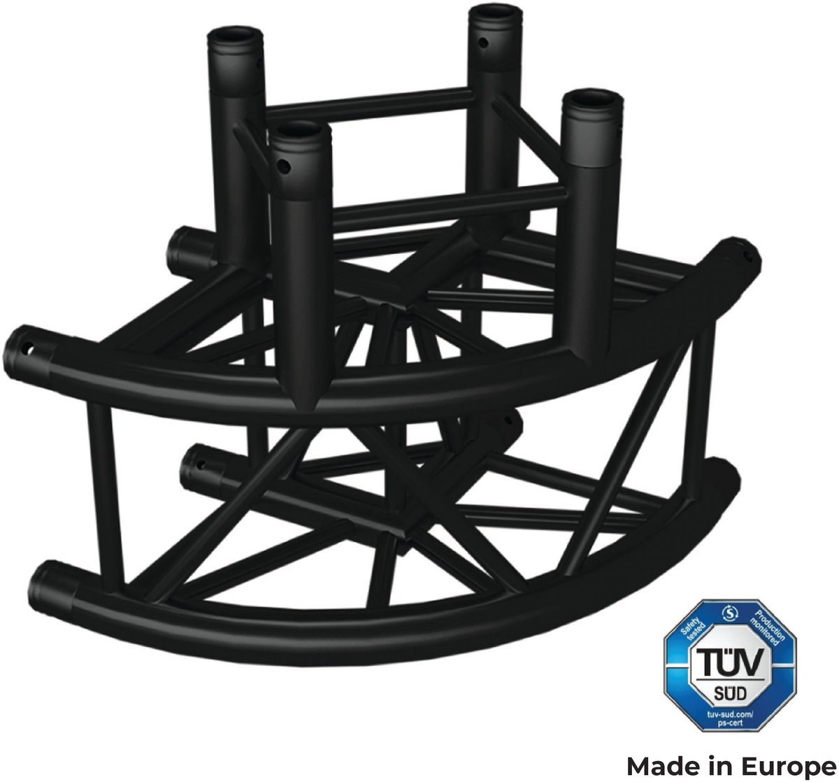 Altura FA34-C30RB vierkant truss hoekstuk RC zwart