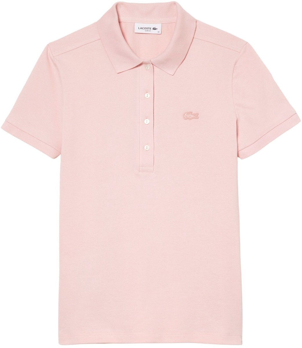 Polo Lacoste Women PF5462 Slim Fit Nidus Roze