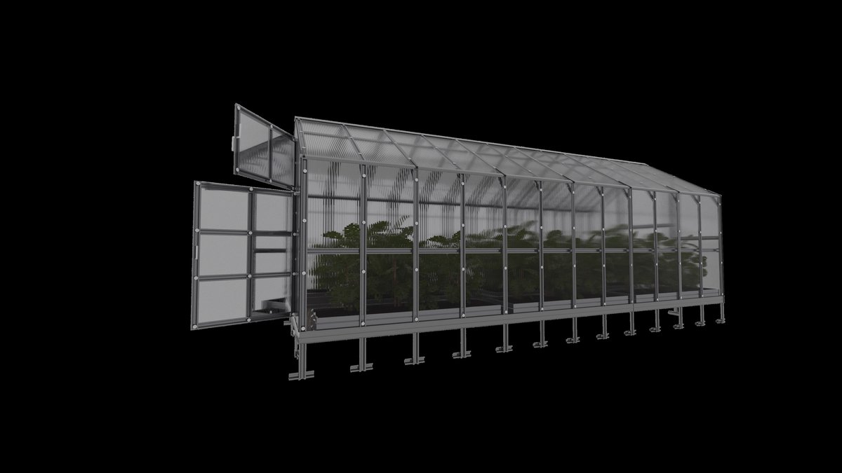 Klasika Polycarbonaat tuinkas 2,35x6,12m 14,38m² House