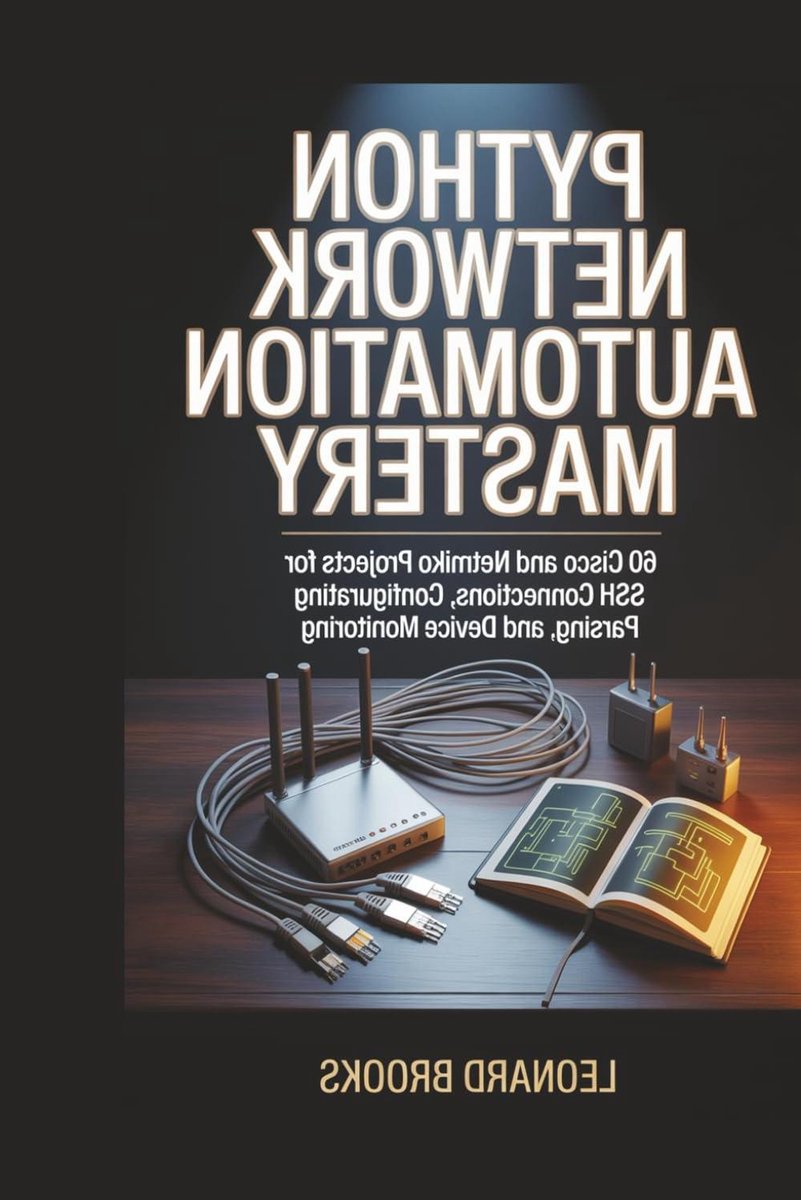 Python Netwerk Automatisering - Netwerk Beheer Scripts - Netwerk Taken Automatiseren - 60 Praktische Projecten - 353 Pagina's