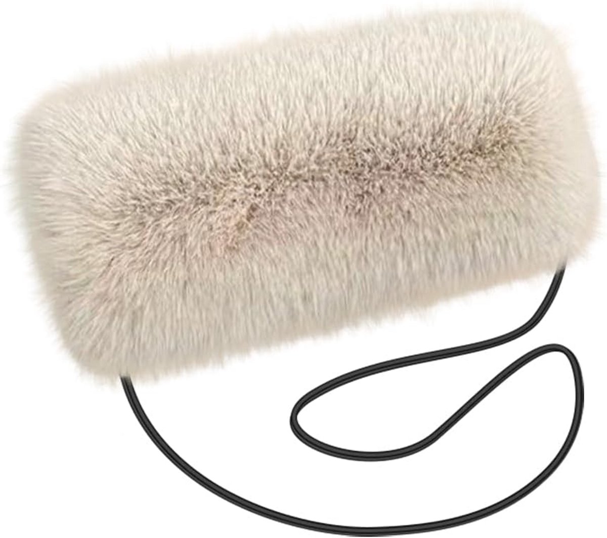 Kunstbont handwarmer - zacht & warme handmuff voor winter