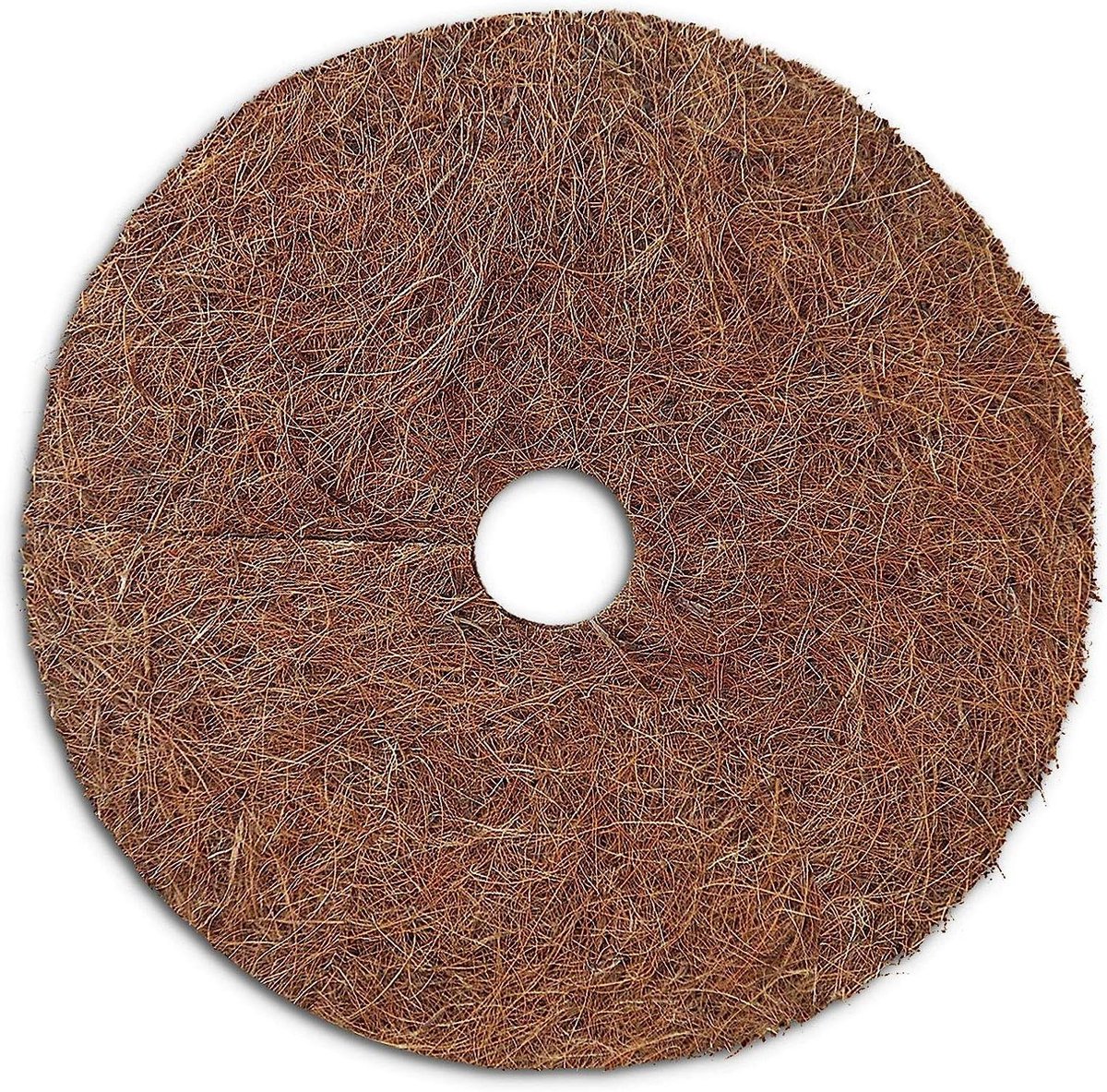 Kokos Mulchschijven - Plantenbescherming Kokos - Winterklaar Maken - Biologisch Afbreekbaar - 20 cm diameter - Bruin