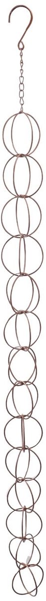 MTTproducts- Regenketting Elegante Stabiele Cirkel - Windgong Buiten - Hangende Regenketting - Afvoeroplossing - Voor Balkon/Patio - Hoogwaardige Kwaliteit