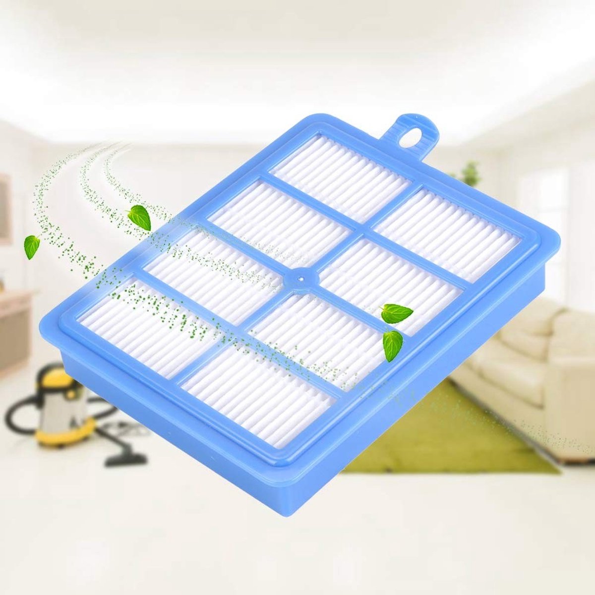 MTTproducts- Stofzuigerfilter H12 HEPA - Duurzaam filter - Hoogwaardige kwaliteit - Geschikt voor thuisgebruik - Universeel - Antibacterieel