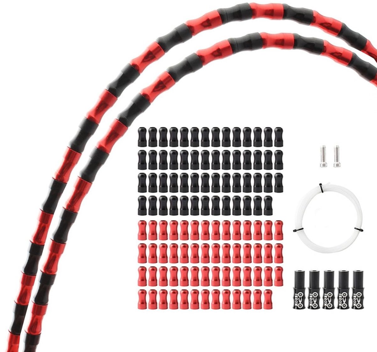 NTH products- Remleiding Felsset 2m - Remleiding Sleutel - Hoogwaardige Aluminium Legering - Herringbone Bescherming - Eenvoudig in Gebruik - Geschikt voor Fietsen - Remslang