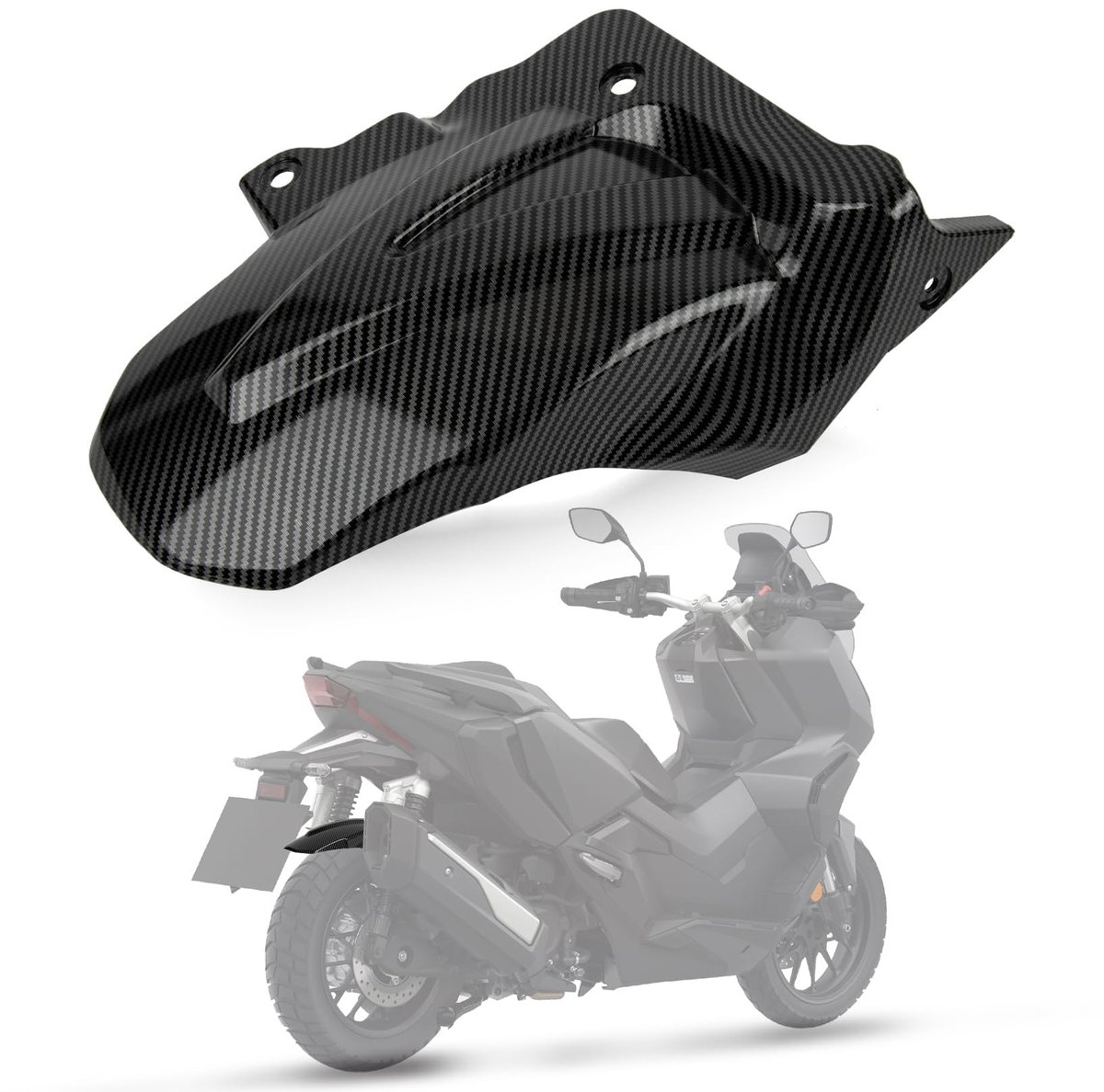 Cosensi- Achterspatbord Hoogwaardig ABS Kunststof - Spatborden - Modderbescherming - Motorfiets Accessoires - Lichtgewicht - Eenvoudige Installatie - Spatbord