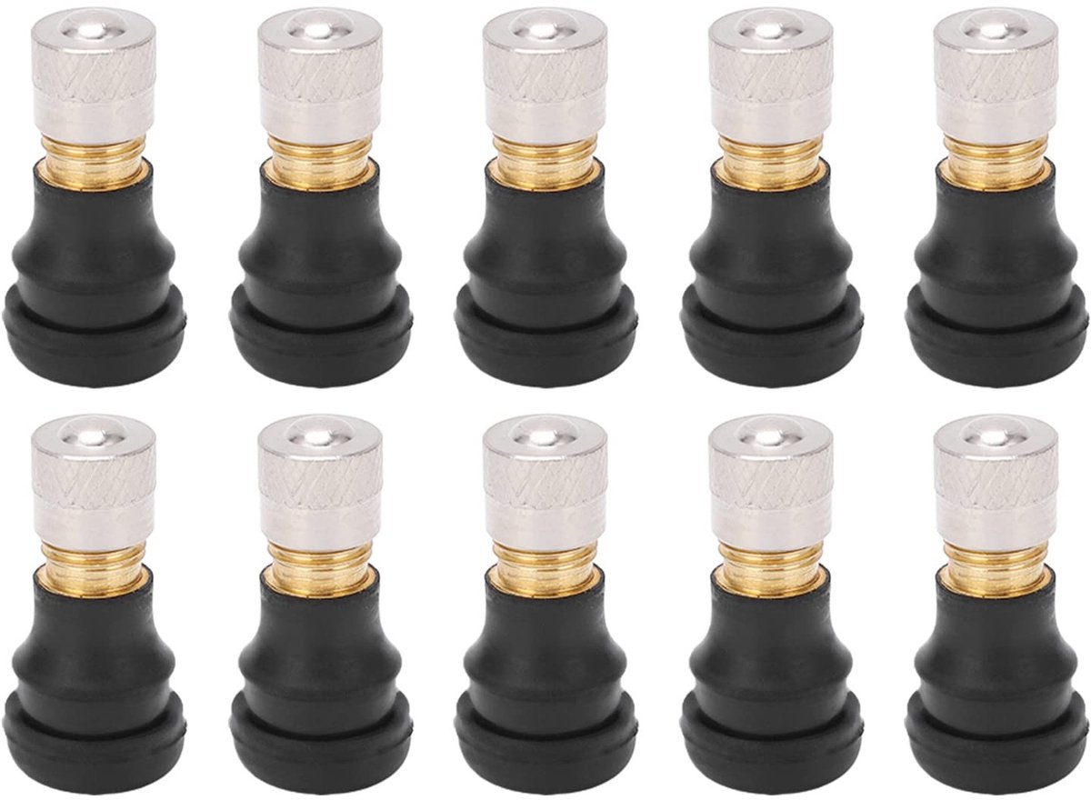 Cosensi - Duurzame Elektrische Scooter Tubeless Tyre Ventiel - 10 Stuks - Geschikt voor M365 Pro - 2cm Lang - Vacuüm Ventiel voor Scooter - Ideaal...