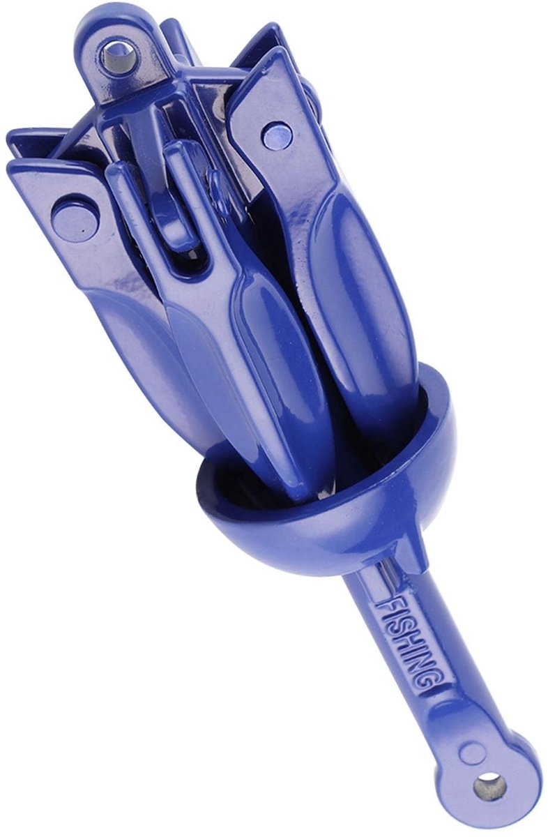 Cosensi- Bootanker Opvouwbaar 4 Tines - Draagbaar Aluminiumlegering - Zeeanker - Visserijaccessoires - Geschikt voor Kajak/Canoe - Lichtgewicht en Duurzaam - Ankers
