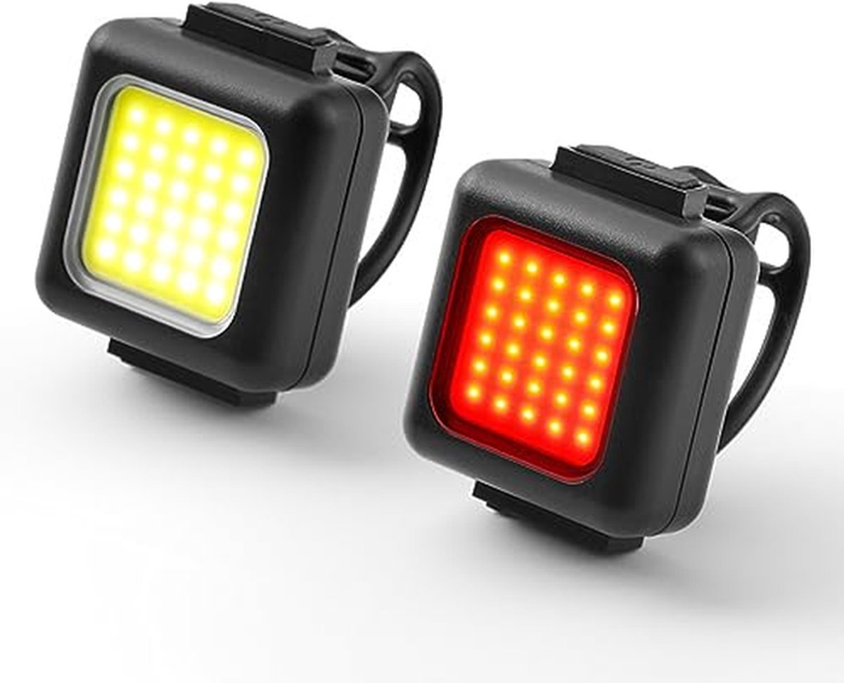 Waterdichte Fietsverlichting Set met LED Lampen en 3 Lichtmodi