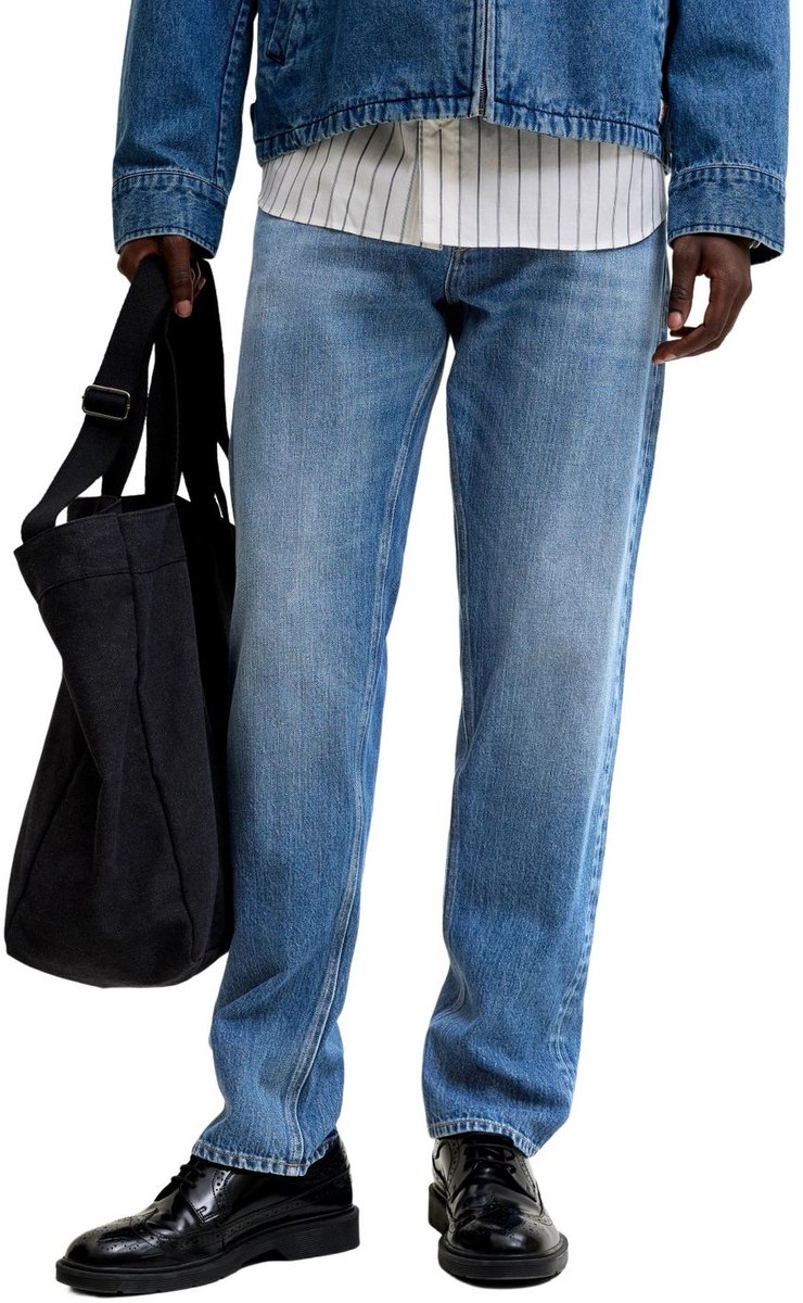 Jack & Jones Heren Jeans Broeken comfort/relaxed Fit Blauw 34W / 30L Volwassenen