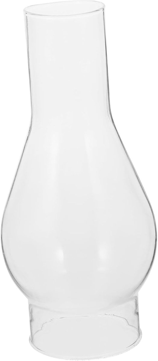 Vervangglas voor Olielamp Cilinder - Heldere Glazen Lampenkap voor Petroleumlamp en Sfeerverlichting