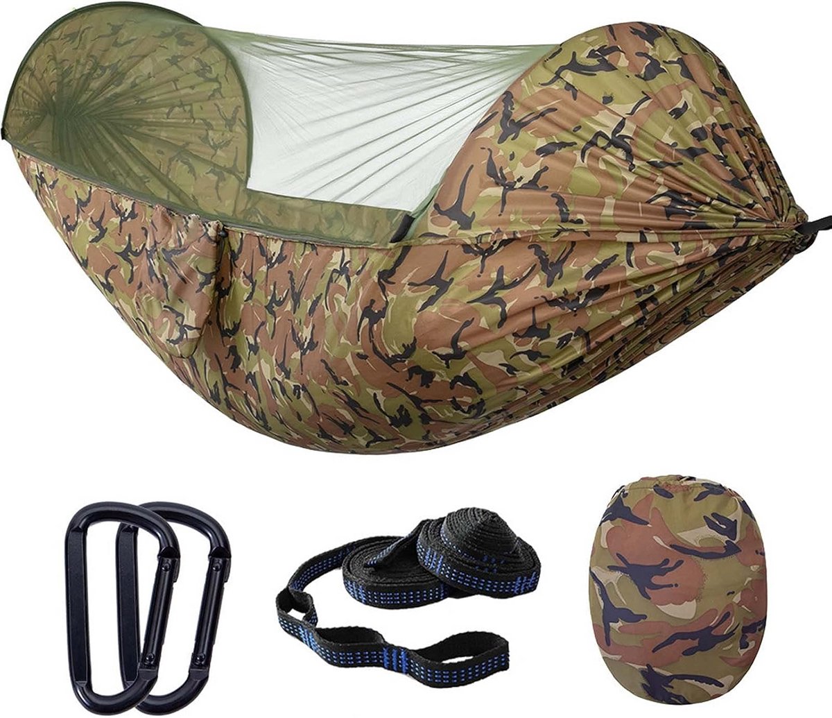Campinghangmat met Insectennet - Draagbare Heavy Duty Hangmat met Accessoires