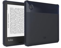 Slank en Schokbestendig Hoesje voor Kobo Libra 2 en Tolino Vision 6 – Anti-Vingerafdruk en Versterkte Hoeken – Lichtgewicht TPU Cover in Blauw
