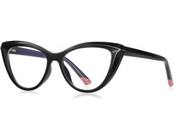 kachawoo Blauw licht blokkerende glazen voor vrouwen Cat Eye glazen montuur TR90 montuur brillen mode