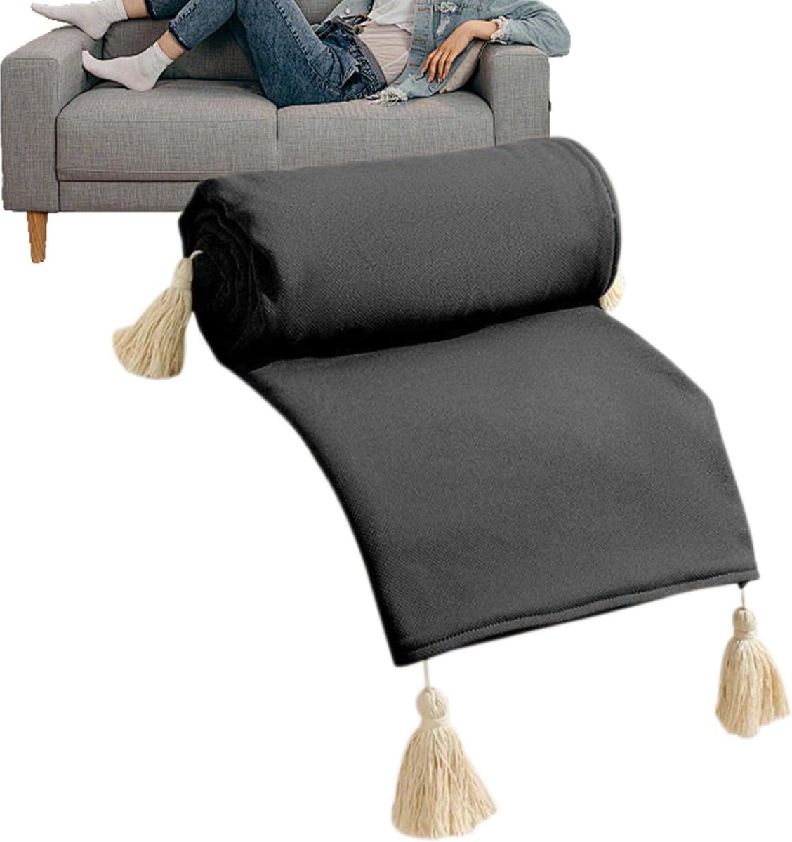 Draadloze Deken Warmer - Elektrische Sjaal - Warm Blijven - 3 Snelheden - 150 x 80 cm - Trendy Kleuren