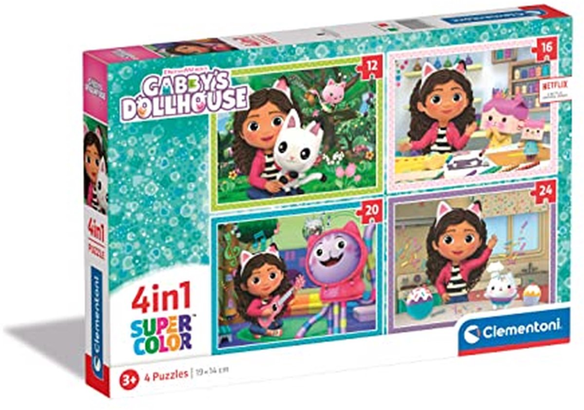 4-in-1 Kinderpuzzels voor Kinderen vanaf 3 Jaar