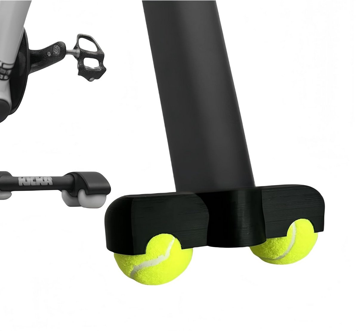 Set van 2 Tennisballen Vervanging voor Stabilisator Rocker Voet | Indoor Fietstrainer Accessoires