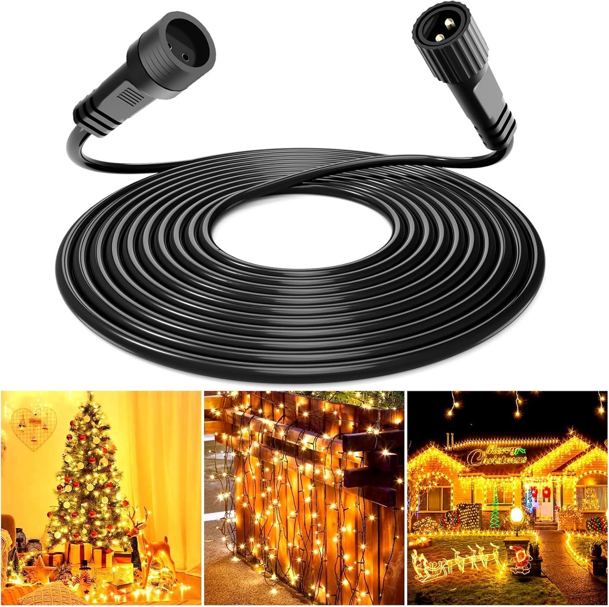 Light chain distributor 5 m, 2-pole light chain, extension cable