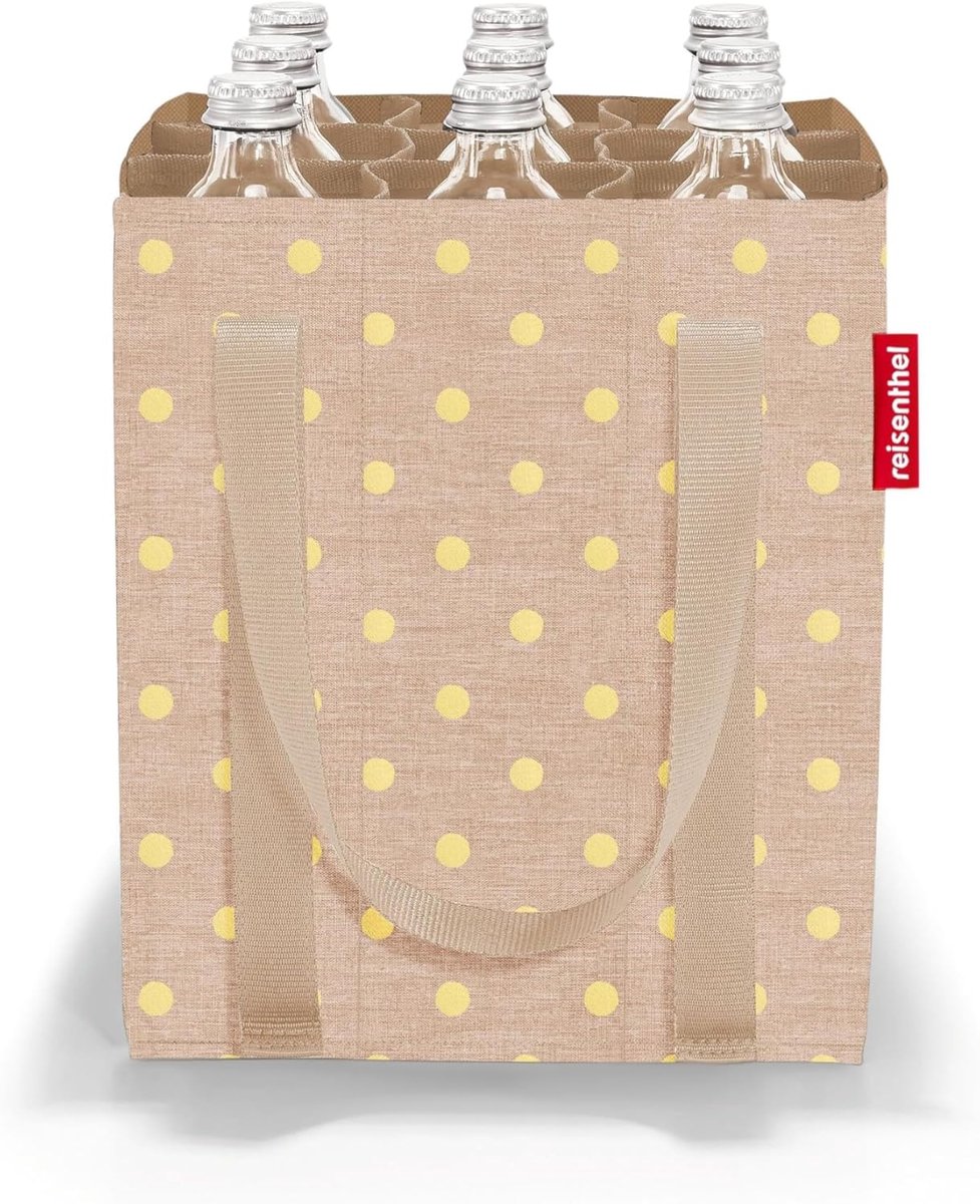 Flessentas voor 9 Redbare Flessen met Draagriemen | Flessendrager Fiets en Boodschappen