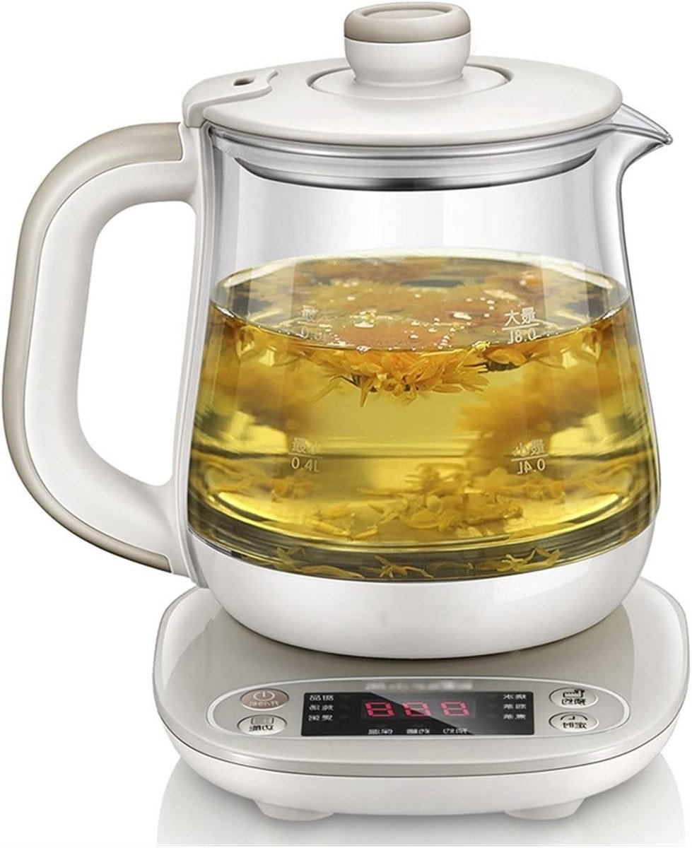 Waterkoker - Theepot Kooktoestel - Water Koken - Automatische Gezondheid - 0.8 Liter - Wit