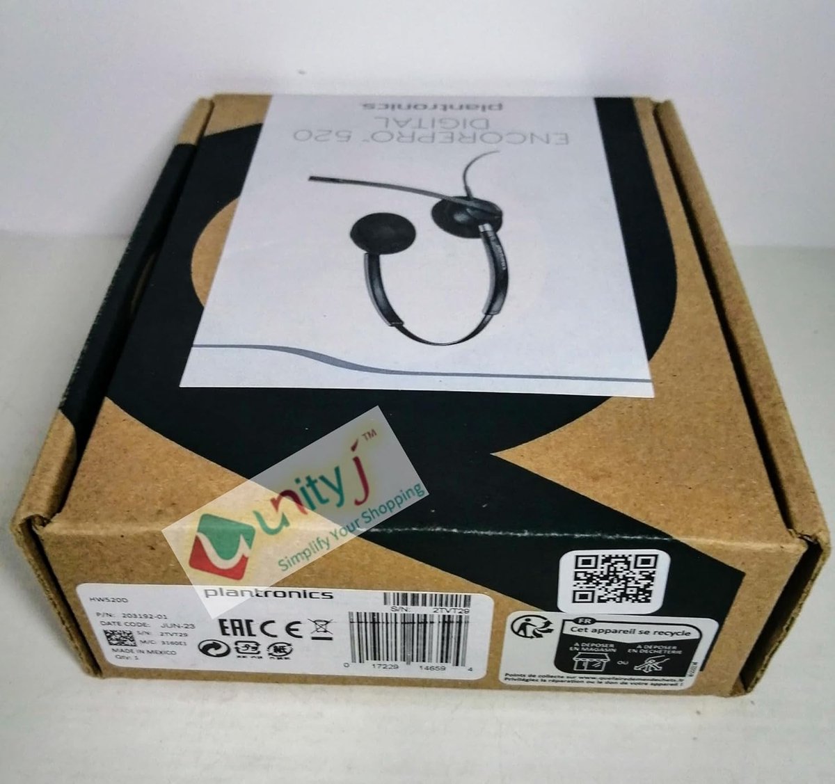 Digitale Headset - Draadloze Telefoon Headset - Professioneel Bellen - Digitale Geluidskwaliteit - 1 stuk - Zwart thumbnail 2