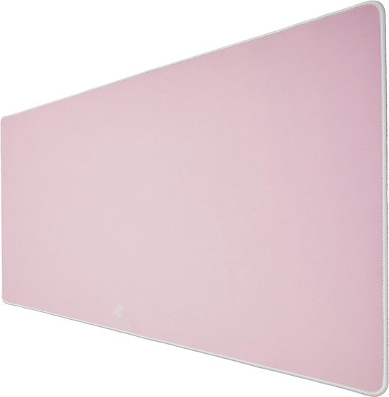 Waterdichte XXL Gaming Muismat (3 Stuks) - Zwart met Zwarte Stiksels - Bureauonderlegger Antislip XL — afbeelding 2