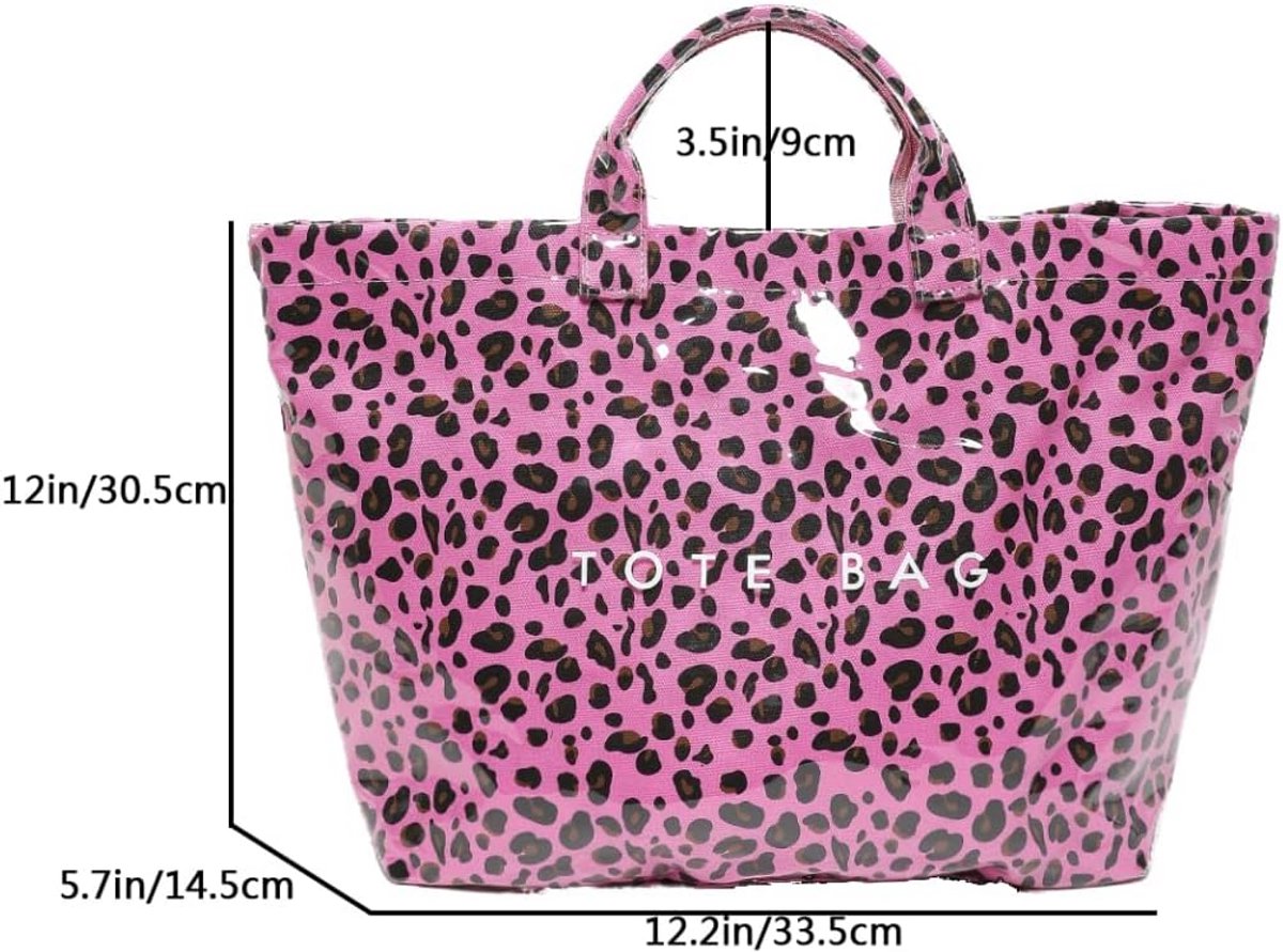 PVC Tote Bag Vrouwen Groot Formaat - Kraftpapier Schoudertas