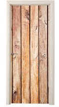 Deurposter 90x205 cm - Deursticker Plank - Vintage - Houten - Natuur - Meubelfolie zelfklevend - Deurfolie woonkamer - Interieurfolie fotobehang - Deur plakfolie - Deurstickers - Deurbehang sticker - Kamer decoratie