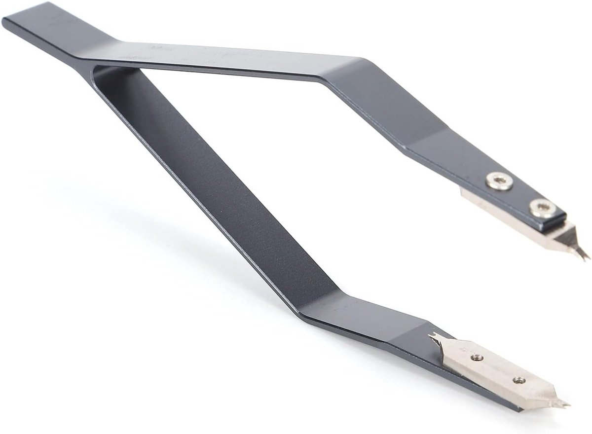 Pin Tool en Pincet voor V-vormige Horloge Haarverwijdering en Horloge Reparatie met Veerpen Verwijderclip in Grijs