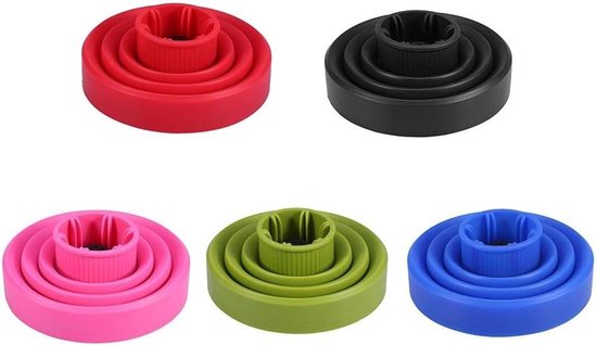 Opvouwbare Diffuser voor Föhn - Silicone Haardroger Accessoire voor Natuurlijke Golven en Krullen - Geschikt voor Fijn en Dik Haar in Thuis en Kapsalon (Roze) — afbeelding 4