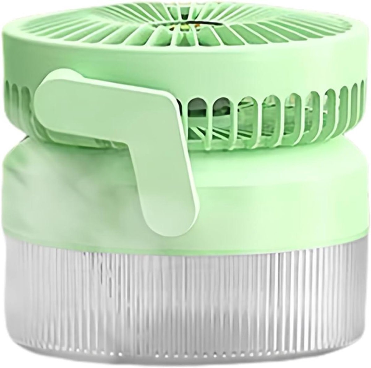 Draagbare Ventilator Verstuiver - Mini Cooler - Persoonlijke Koeling - 3-in-1 Functie - 175 cm Breed - Groen