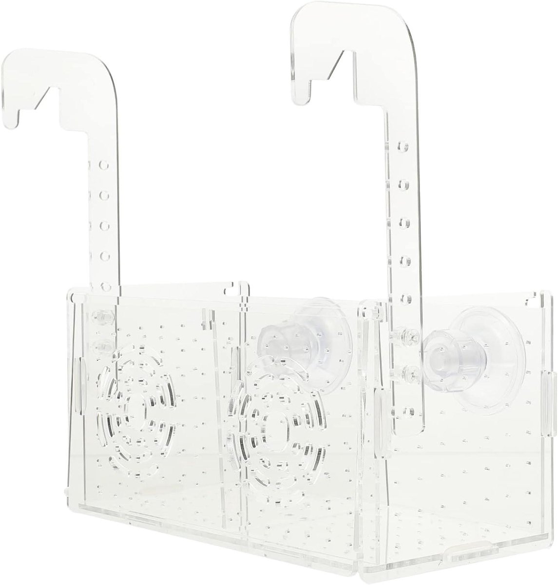 Aquarium Kweekbox - Vis Incubator - Vis Kweken - Met Deksel - 20 x 10 x 10 cm - Transparant