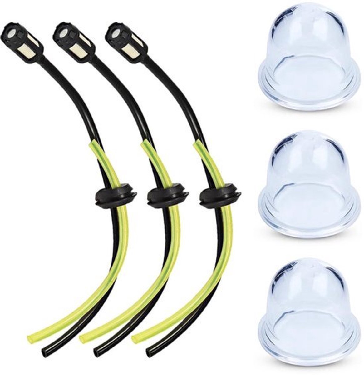 Brandstofslang voor Bosmaaier - Brandstoffilter met Seals en Primer - 6 Stuks