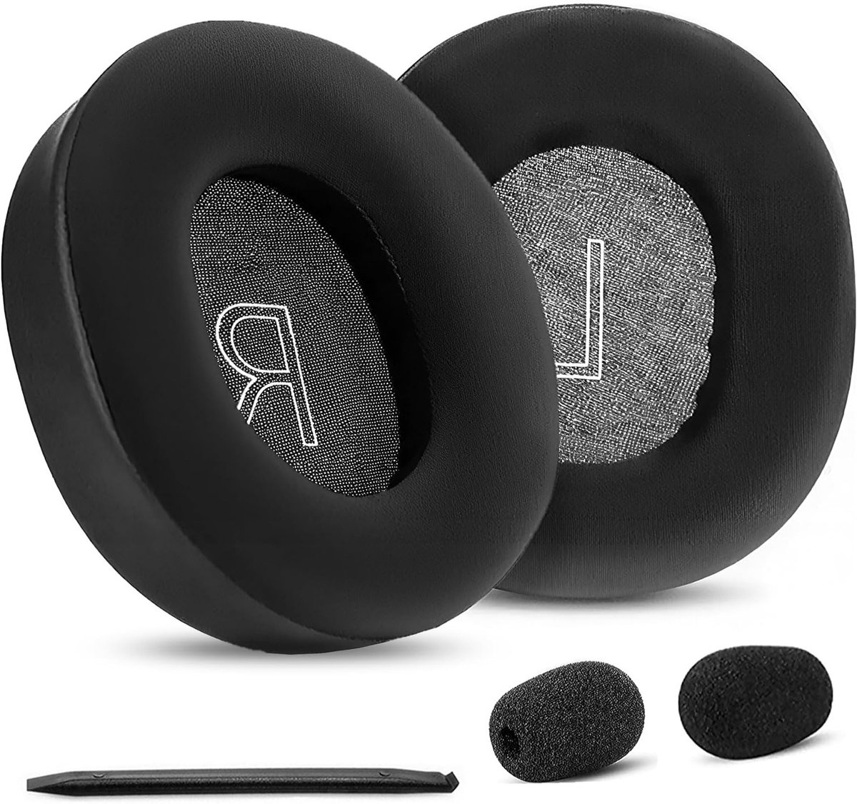 Verwisselbare Koelgel Oorkussens voor Draadloze Headset - Geschikt voor Xbox Series X|S en Xbox One, Ademend IJszijde Stof - Zwart