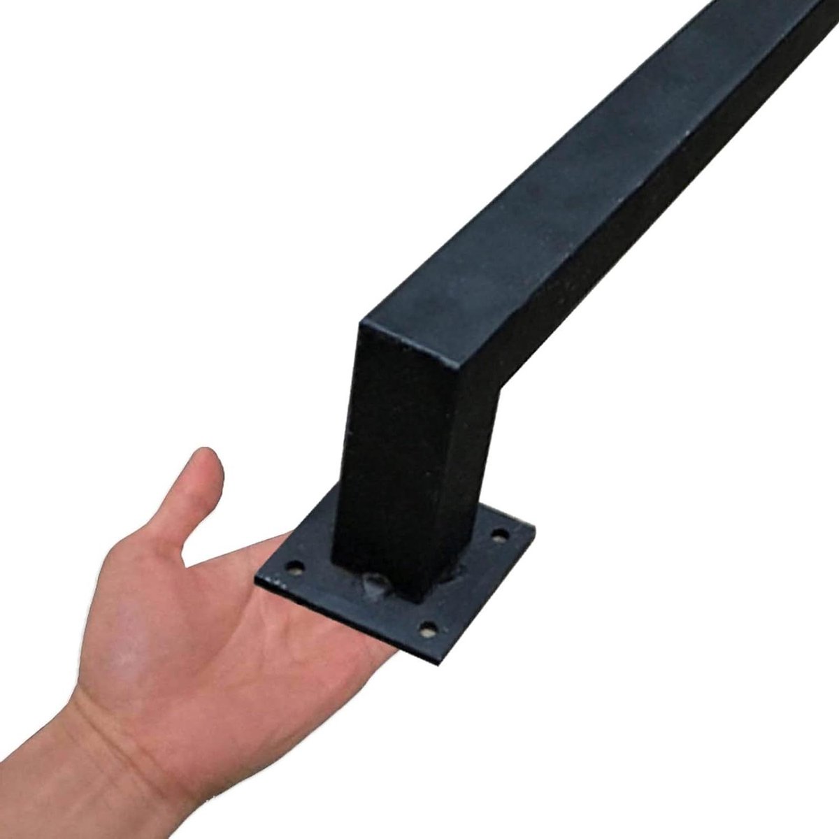 Trapleuning Metaal - Handgreep Hekje - Veilig Traplopen - Dubbele Laag Coating - 250cm - Zwart