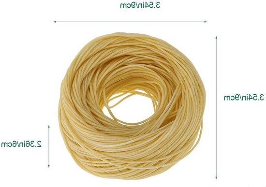 Dikke bijenwasdraad van 100% biologisch hennep, 61 meter spoel voor kaarsen maken, DIY verpakkingen en rookvrije toepassingen van Merkloos — afbeelding 5
