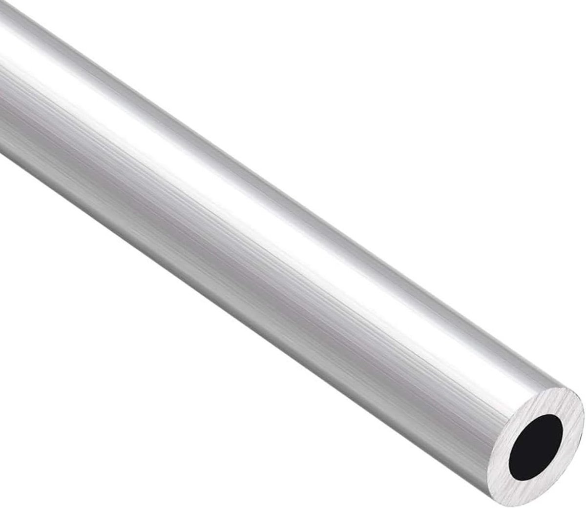 Aluminium Ronde Buizen 6063, 13mm OD, 7mm ID, 300mm Lengte - Naadloze Buizen voor Industrie en DIY Projecten