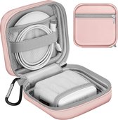Opbergzak voor MacBook Lader en Laptop Accessoires - Organizer voor Reizen, Werk, Kabels en Powerbank - Roze Elektronische Tas