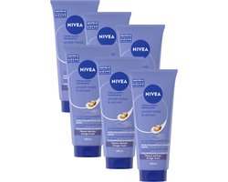 NIVEA Zijdezachte Handen & Nagelriemen Crème - Handverzorging - Hand Cream - Biedt 24 uur Beschermende Verzorging - Voordeelverpakking - 6x 100 ml