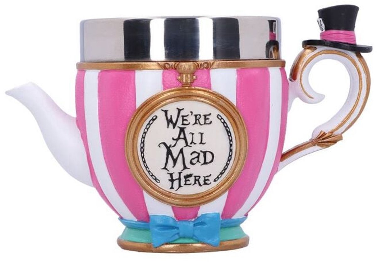 Alice In Wonderland Nemesis Now - Pinkys Up - Hatter Unisex Kop - meerkleurig - Standard