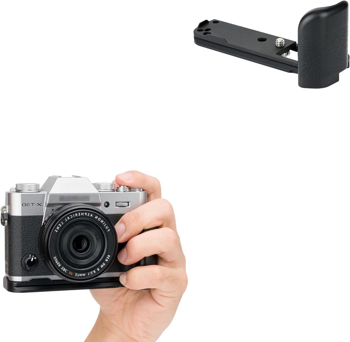 L-vormige metalen handgreep voor Fujifilm camera's, snel los Arca Type, verbetert grip en stabiliteit, vervangt originele MHG-XT10