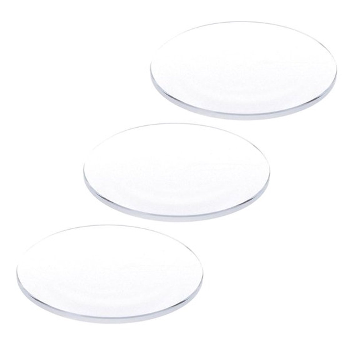 Horlogeglas vervangend 36 mm - Transparante kristallen lens - Horlogemaker reparaties