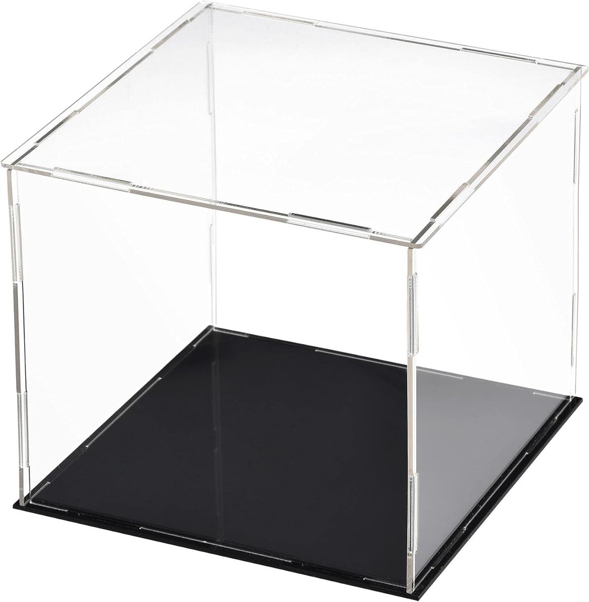 Acryl Transparante Display Case – 20 x 20 x 20 cm Stofdichte Beschermdoos voor Figuren, Speelgoed en Verzamelaars – Presentatiekube voor Thuisopslag en Decoratie