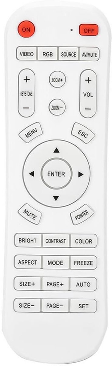 Dailygoods - Universele Afstandsbediening voor Projectoren en Smart-TV's