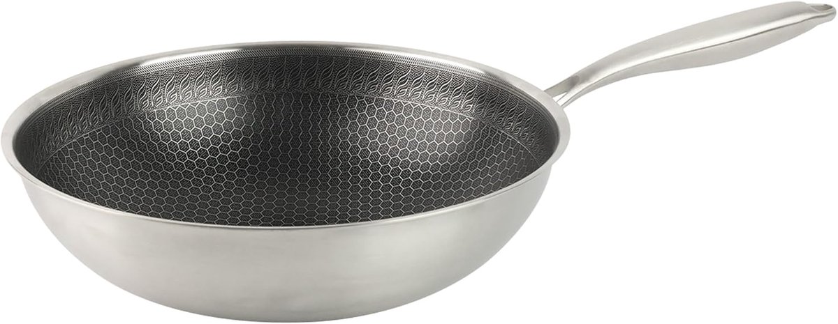 Inductie Wokpan Antibaklaag - Gebruiksgemak