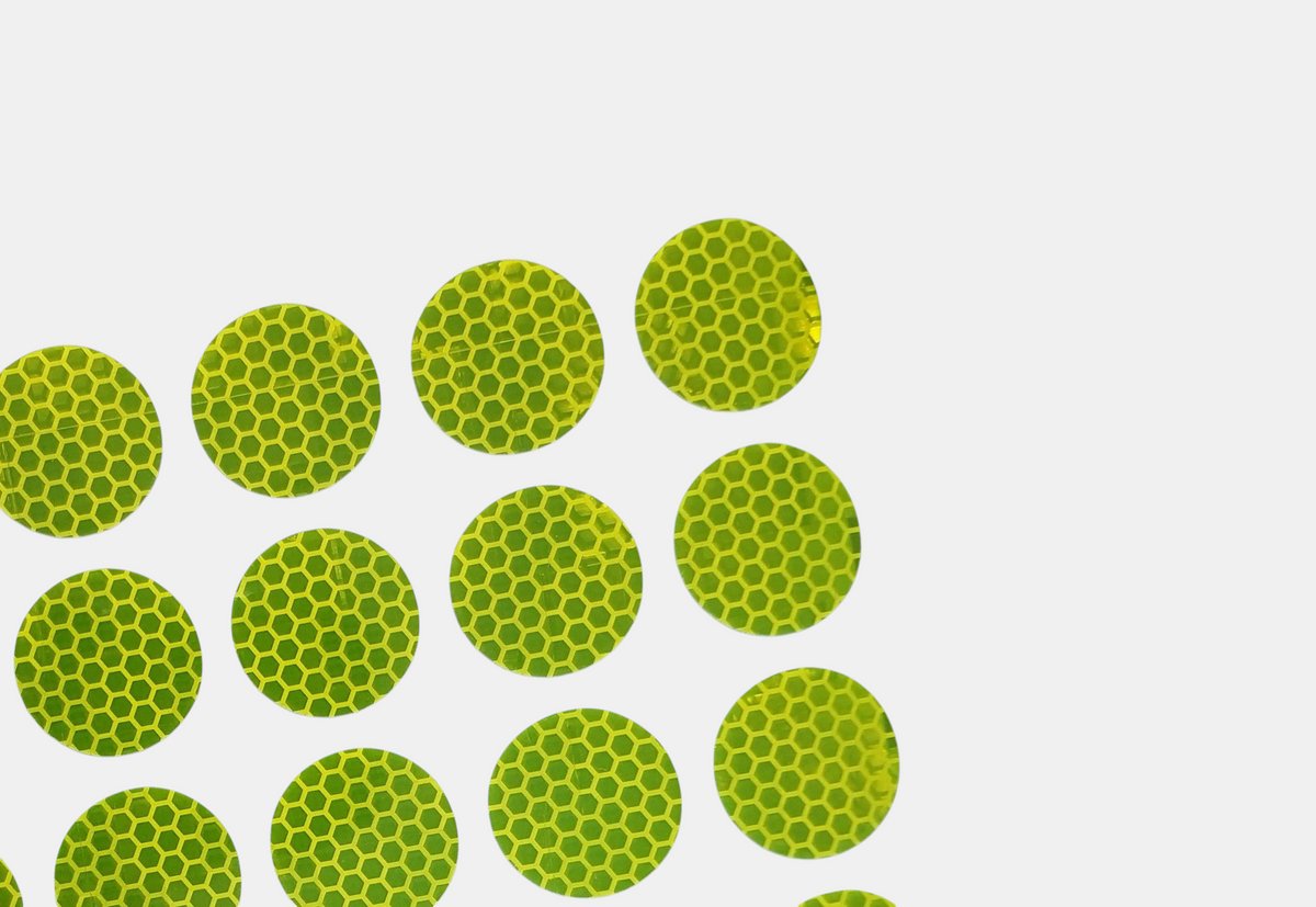 Reflecterende stippen V-8000 serie | Avery Dennison Fluor Lime / Vel