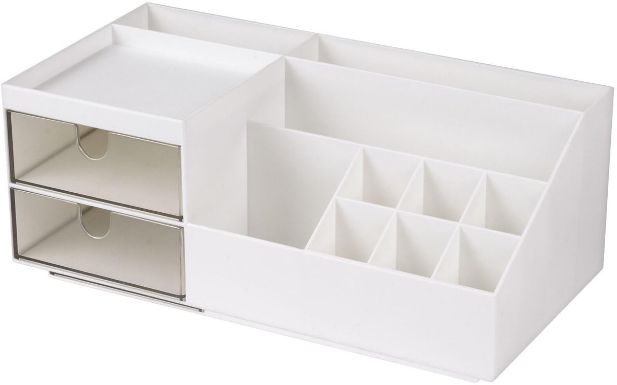 Dailygoods - Dailygoody - Make-up Organizer - Cosmetische Opbergdoos - Grote Capaciteit - Zwart - Lippenstiften - Sieraden - Geschikt voor Badkamer en Slaapkamer